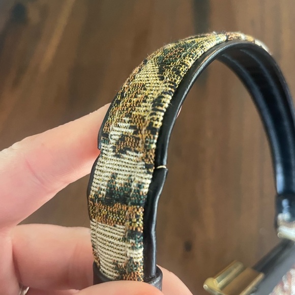 Vintage Tapestry Snap Bag Purse - Picture 5 of 10